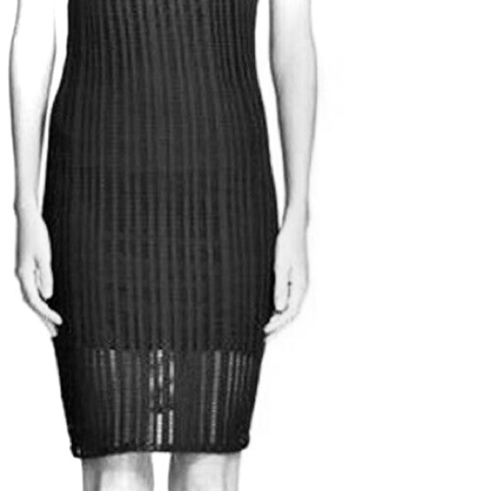ALEXANDER WANG | XS | T by Alexander Wang Mesh Overlay Laser Cut Sheath Dress